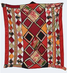 140x130 cm Antique Uzbek Hand Embroidered Patchwork Wedding Camel flank decoration No:UZ  - 18