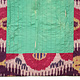230x122 cm Antique  Uzbek tribal  Silk Ikat  Wall Hanging UZ/ 26