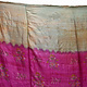 262x155 Vintage indischer rosa Saree Seidenschal Blockdruck Dekoration UZ/30