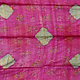 262x155 Vintage Indian Pink Saree Silk shawl Block Print Decoration UZ/30