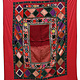 210x160 cm Antique Uzbek Hand Embroidered Patchwork Wedding Camel flank decoration No:UZ  - 31