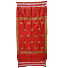 210x100 Vintage handwoven chinese silk brocade scarf UZ/32