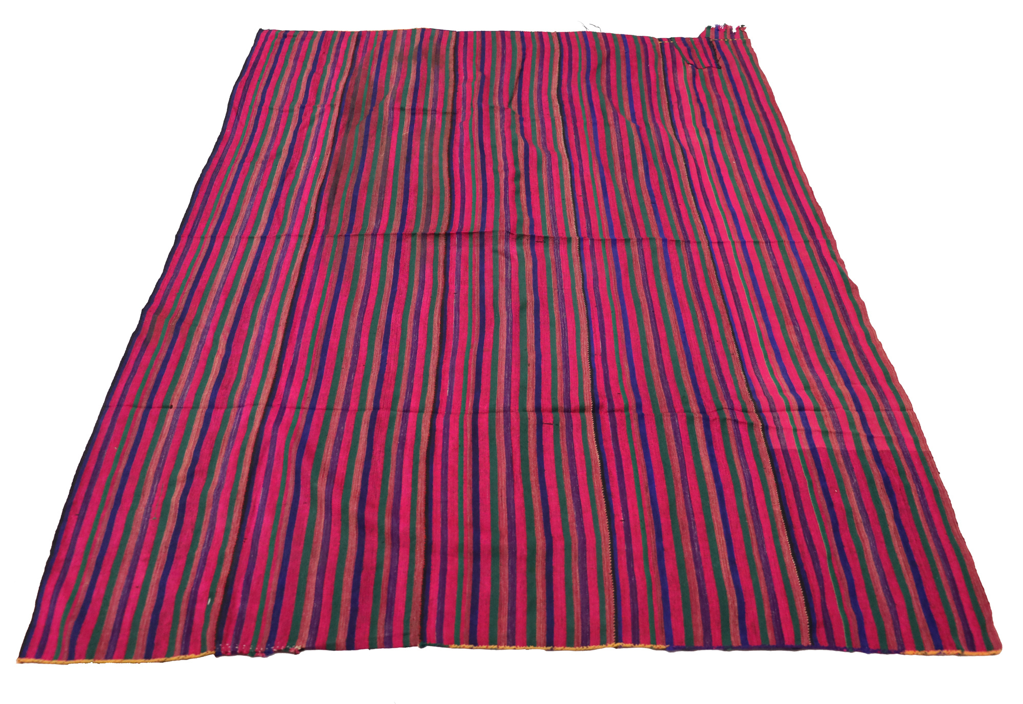 165x120  cm handgewebte Streifen Kelim  aus Uzbekistan  Nr:UZ-37