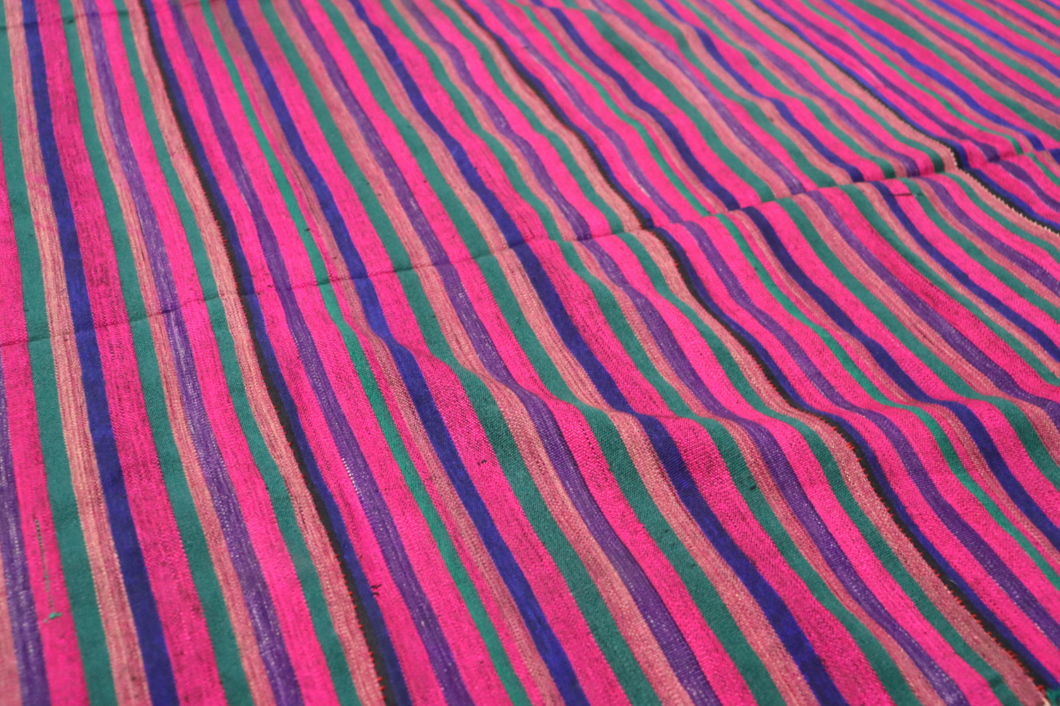 165x120  cm handgewebte Streifen Kelim  aus Uzbekistan  Nr:UZ-37