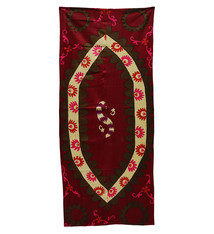 197x84 cm Hand Embroidered suzani from Uzbekistan.Tablecloth, Wall hanging, Bedspread,Bedcover No.UZ-41