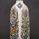 Vintage Hand Painted and Glazed islamic triangular Ceramic Vase Bottle No: - 2