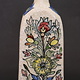 Vintage Hand Painted and Glazed islamic triangular Ceramic Vase Bottle No: - 2