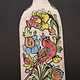 Vintage Hand Painted and Glazed islamic triangular Ceramic Vase Bottle No: - 5