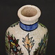 Vintage Hand Painted and Glazed islamic triangular Ceramic Vase Bottle No: - 6
