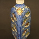 Vintage Hand Painted and Glazed islamic triangular Ceramic Vase Bottle No: - 7