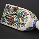 Vintage Hand Painted and Glazed islamic triangular Ceramic Vase Bottle No: - 8