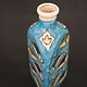 Vintage Hand Painted and Glazed islamic triangular Ceramic Vase Bottle No: - 9