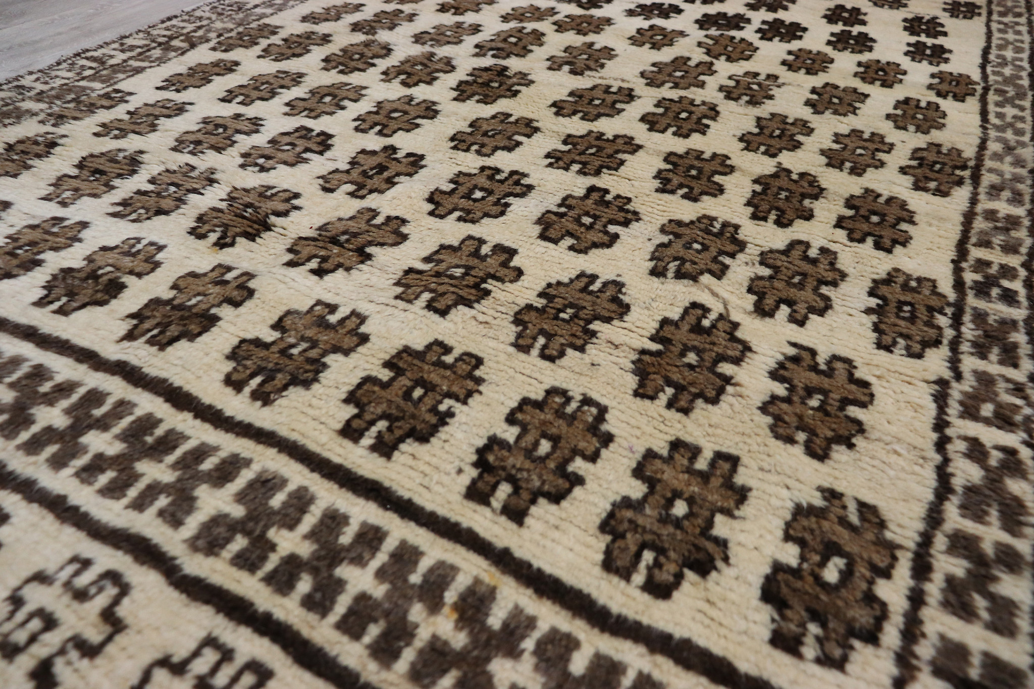 240x150 cm Antique tribal Nomadic Beloch Vintage hand-knotted carpet rug undyed natural handspun sheep wool froom Afghanistan nawid22/1