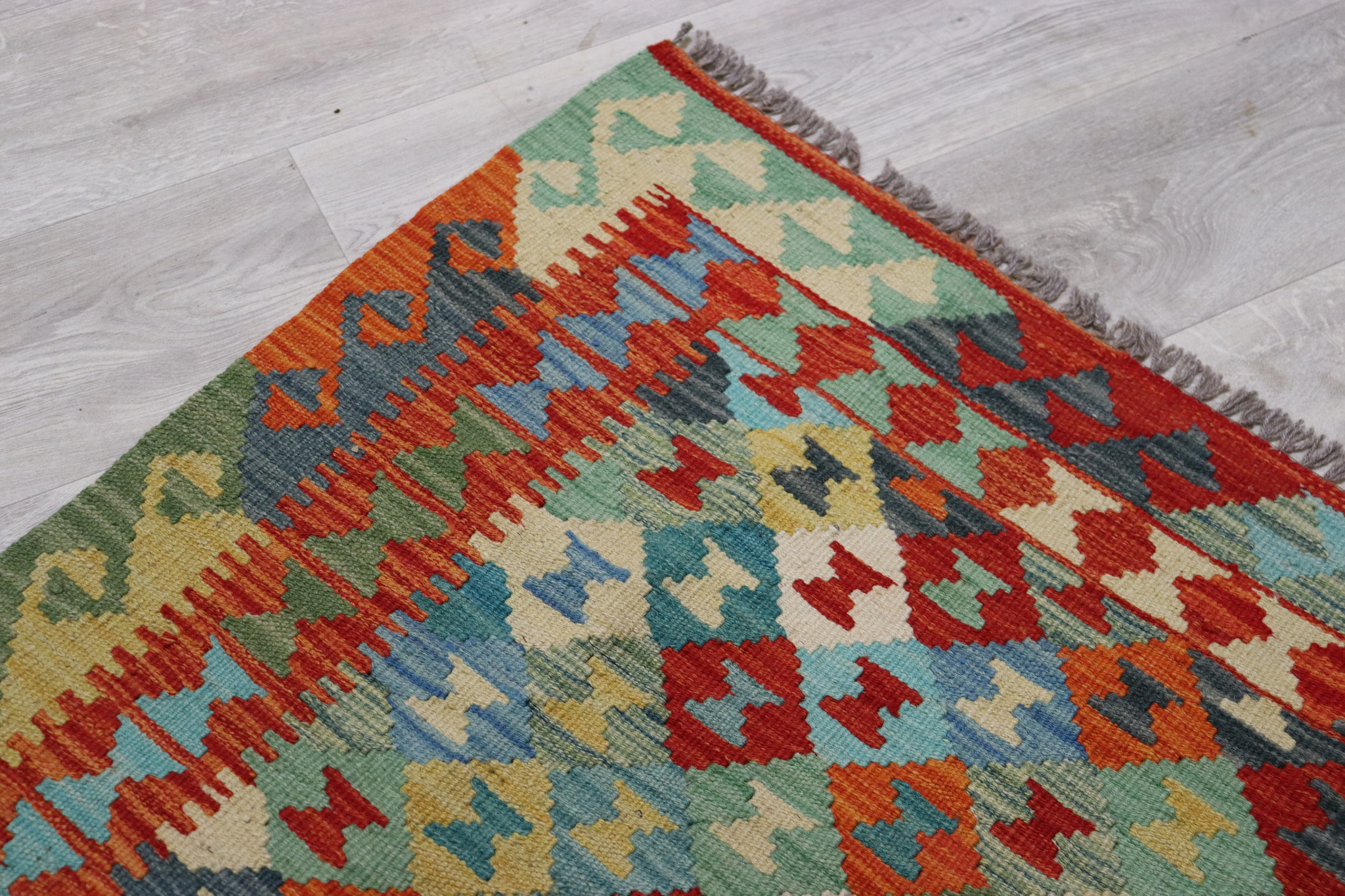 152x99 cm  oriental Handmade nomadic chobi kilim from Afghanistan No: 5420