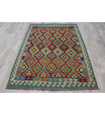 173x125 cm handgewebte nomaden orientt chobi Kelim aus Afghanistan  Nr: - 5763