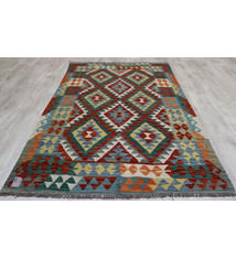 196x123 cm  oriental Handmade nomadic chobi kilim from Afghanistan No: - 5779