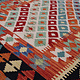 155x103 cm handgewebte nomaden orientt chobi Kelim aus Afghanistan  Nr: - 5407