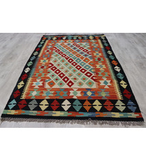 155x103 cm handgewebte nomaden orientt chobi Kelim aus Afghanistan  Nr: - 5407