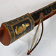 antique orient exotic musical instrument Indian Hand Painted Figurative Folk Art Sarangi String Instrument Rajasthani Banjara