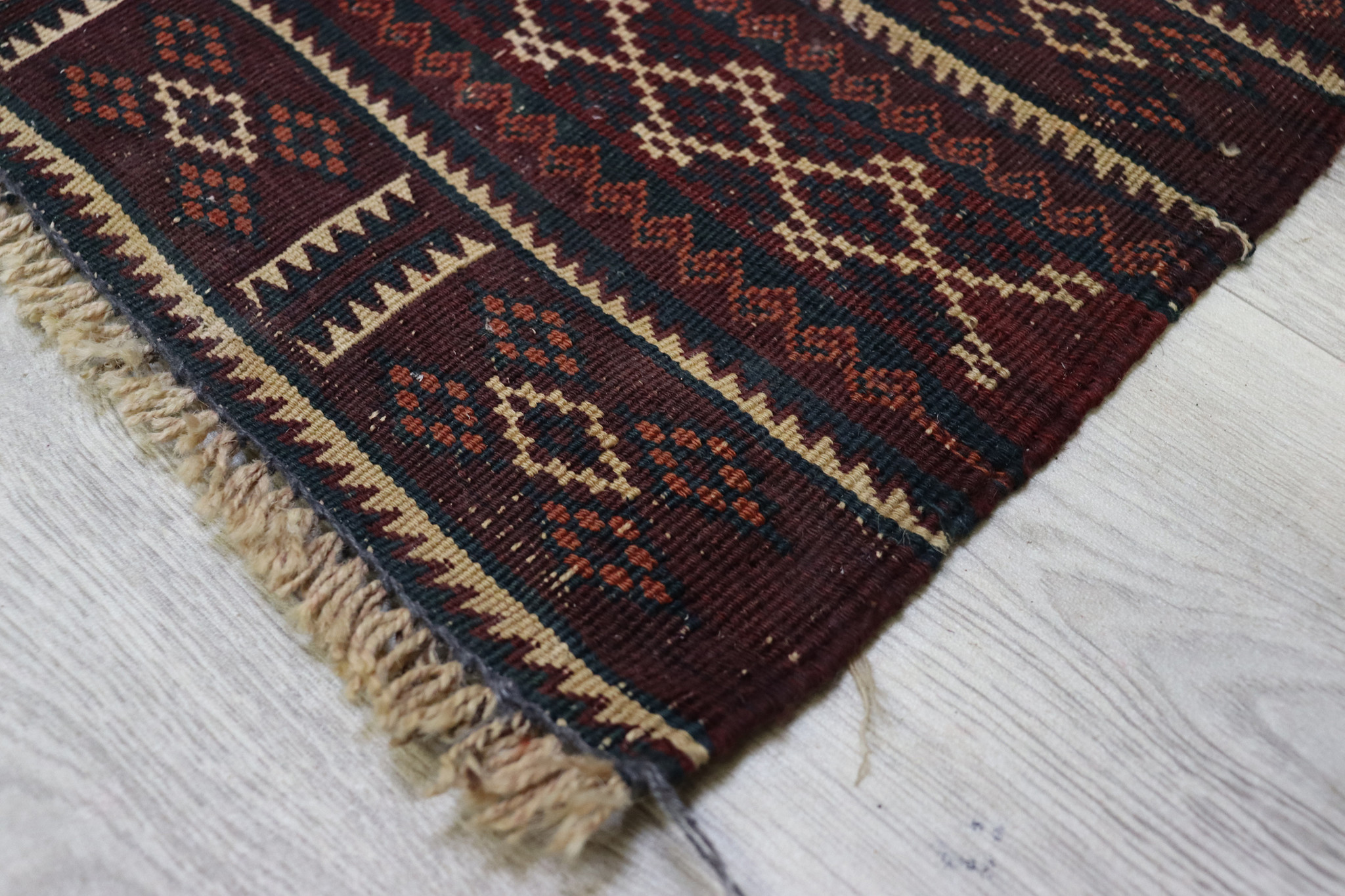 88x50 antique tribal Nomadic Baluch nomads belotsch sumakh Balouch Vintage Kilim rug from Afghanistan No-22/PK-KL/2