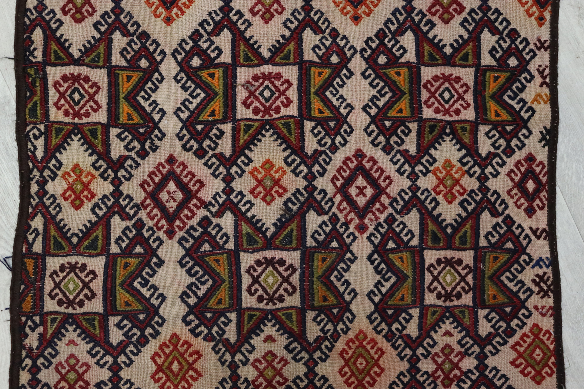 220x70 cm Antik kelim  Flur Läufer kilim Nr-579