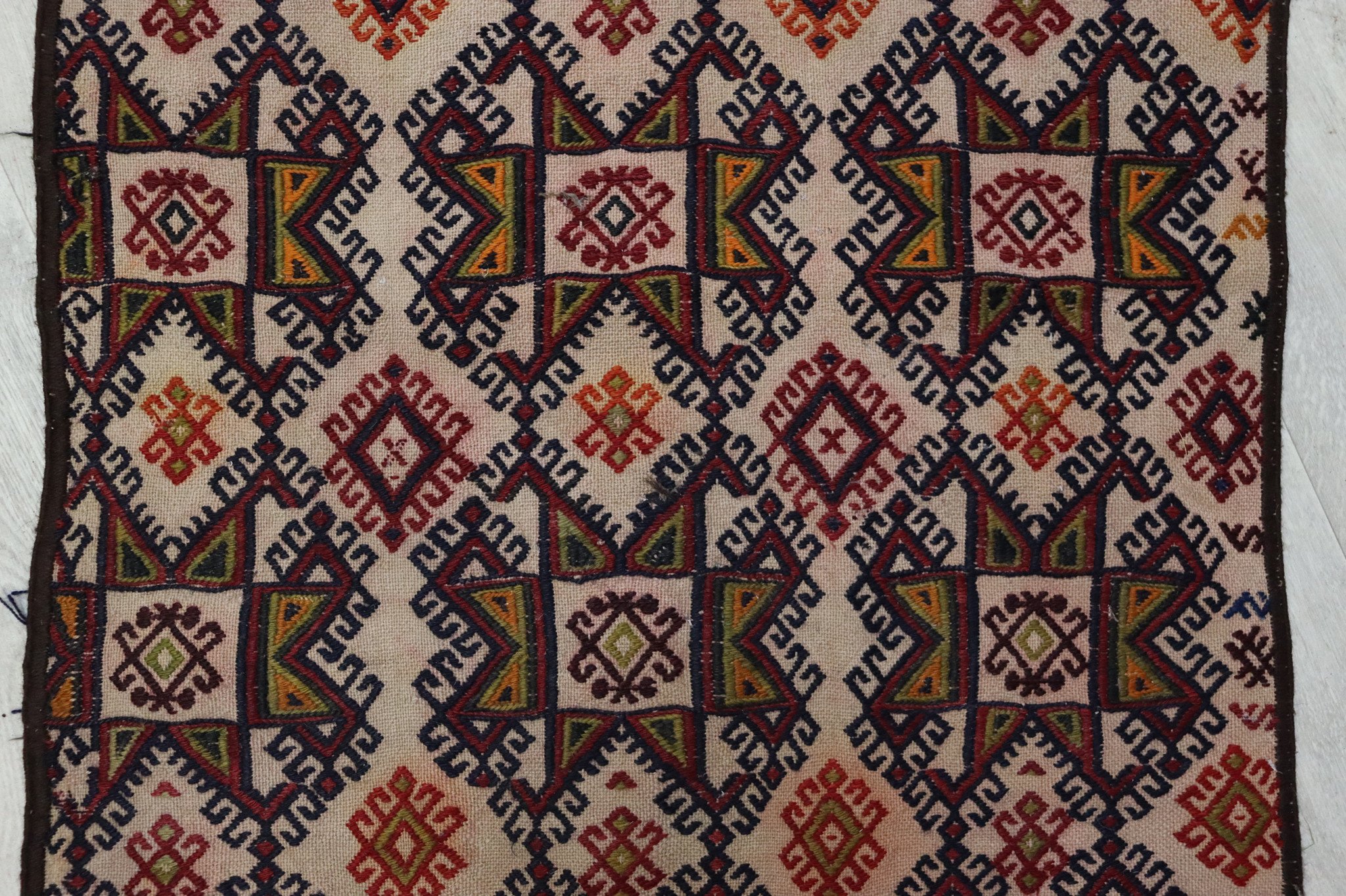 220x70 cm antique hallway runner Kilim No-579