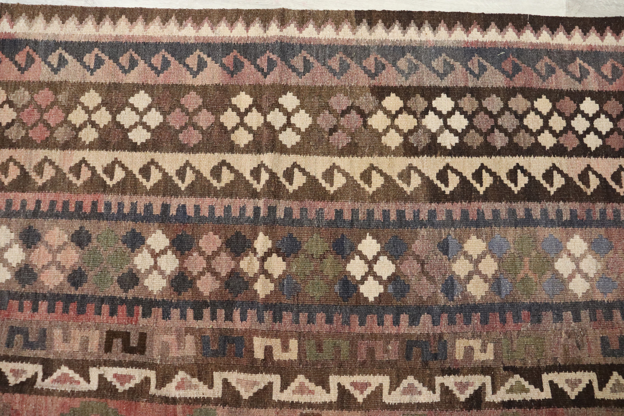 310x187   Afghan natural colors nomadic Kilim rug  No:262