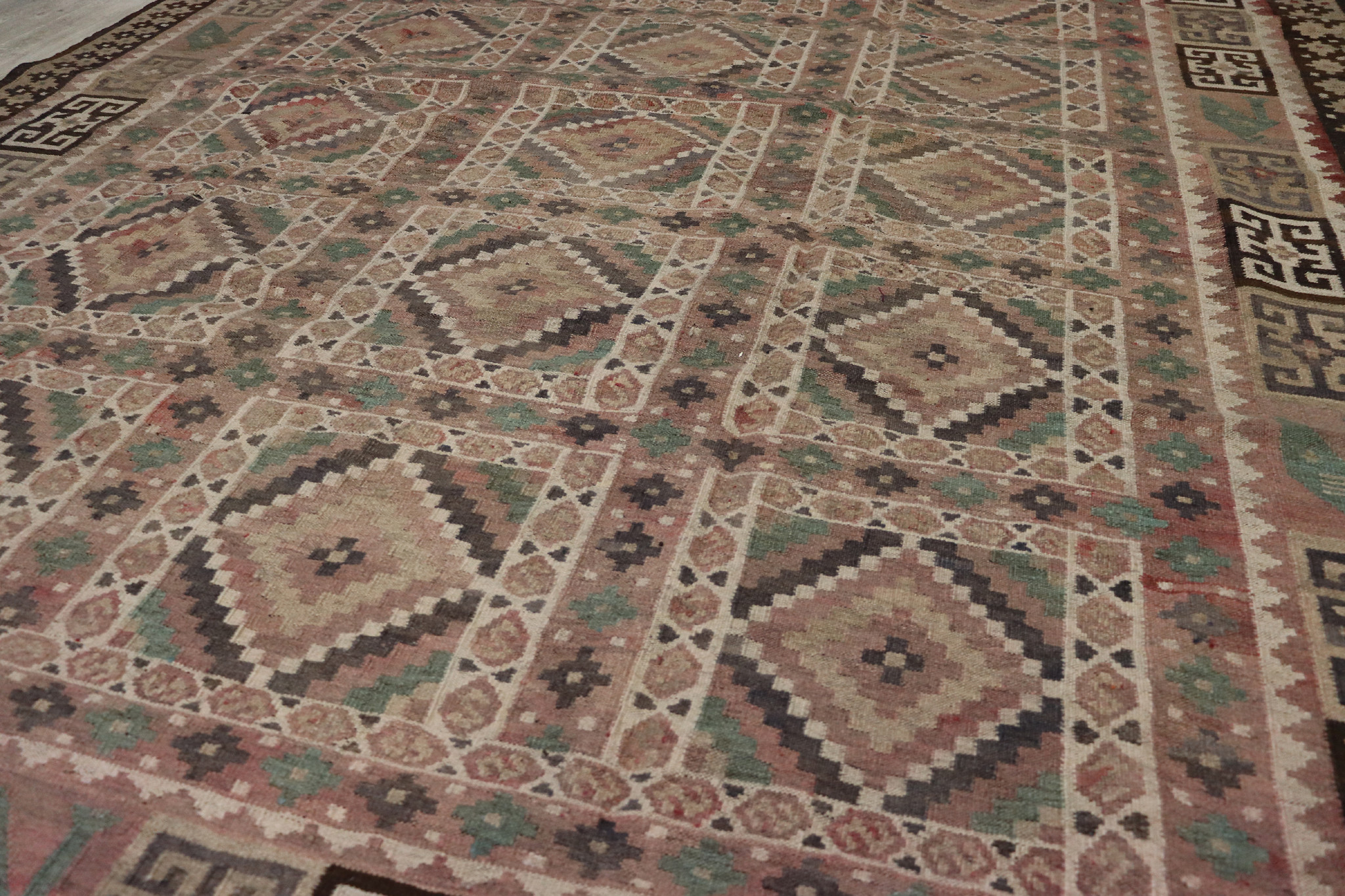 305x228 cm Afghan natural colors nomadic Kilim rug  No:254
