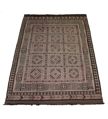 305x228  cmAfghan natural colors nomadic Kilim rug  No:254
