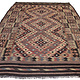 275x195 cm Afghan natural colors nomadic Kilim rug  No:267