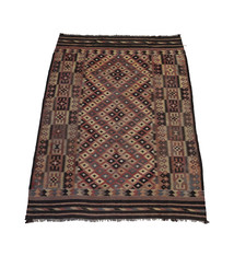 275x195 cm Afghan natural colors nomadic Kilim rug  No:267