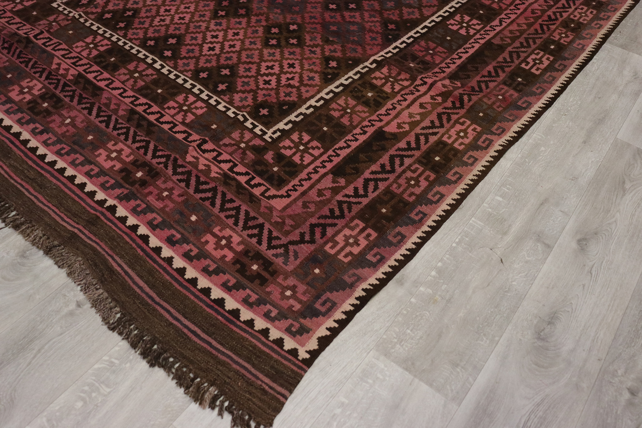 283x209 cm Afghan natural colors nomadic Kilim rug  No:263