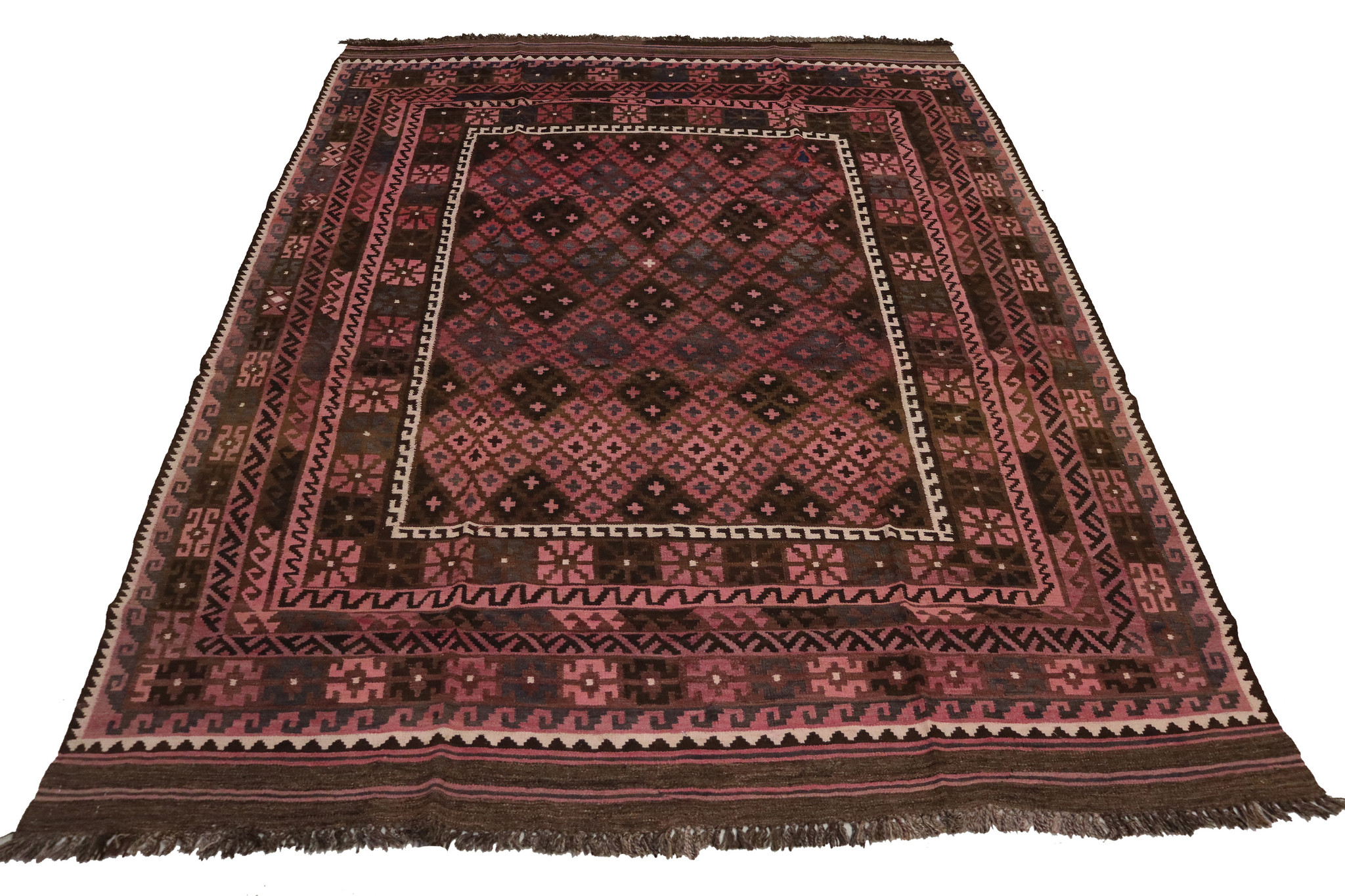 283x209 cm Afghan natural colors nomadic Kilim rug  No:263