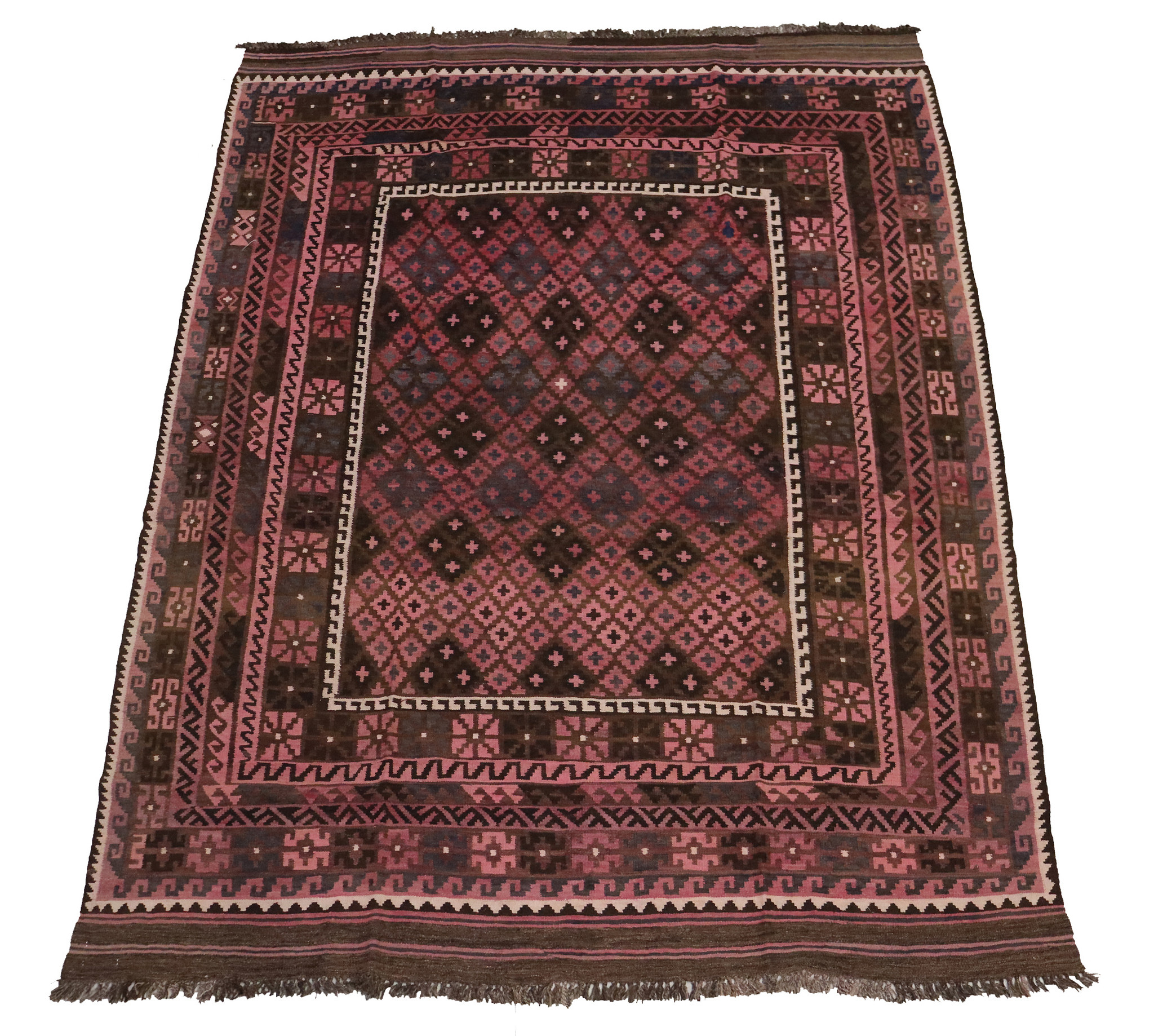 283x209 cm Afghan natural colors nomadic Kilim rug  No:263