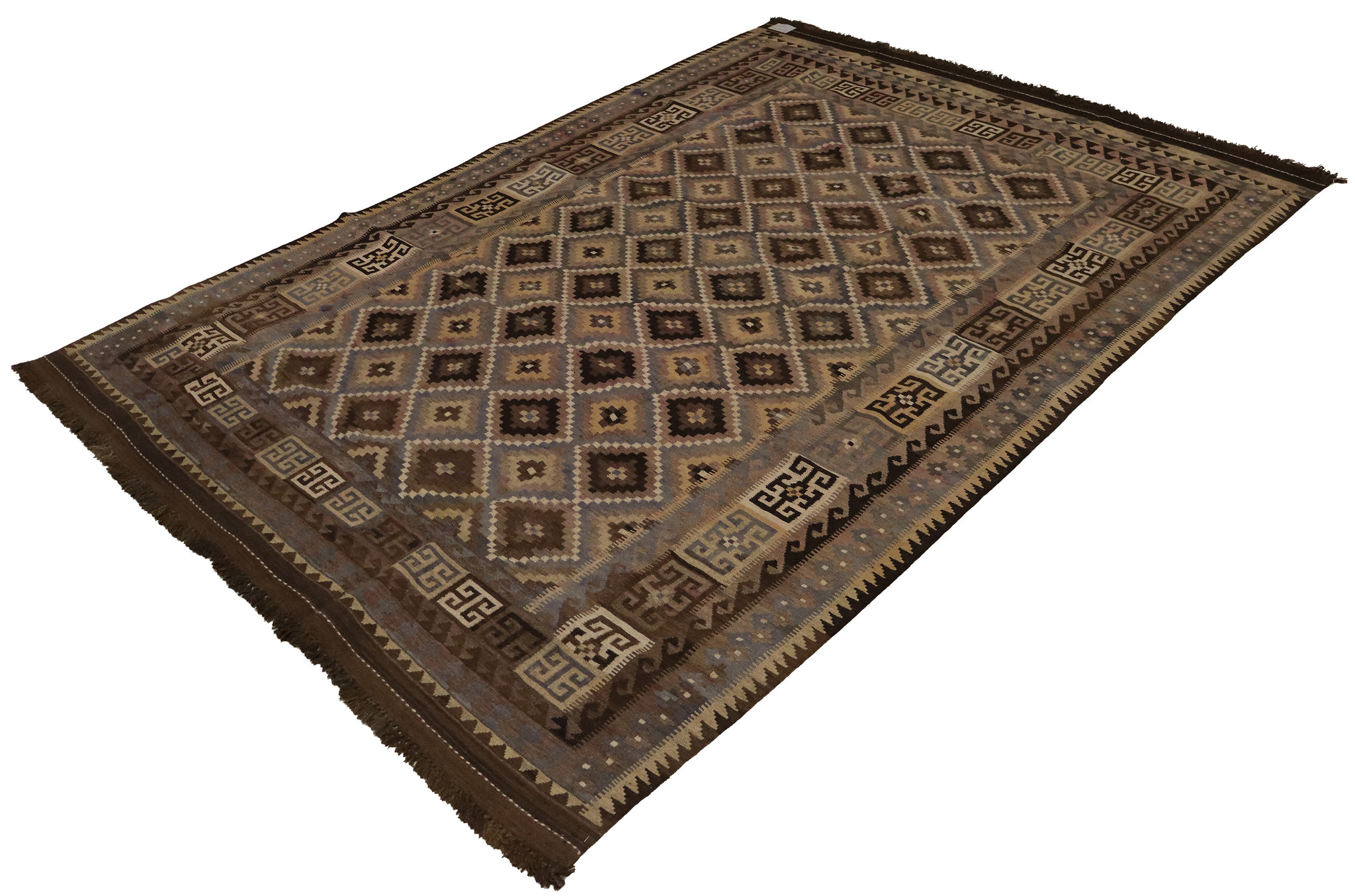 313x210 cm Afghan natural colors nomadic Kilim rug  No:261