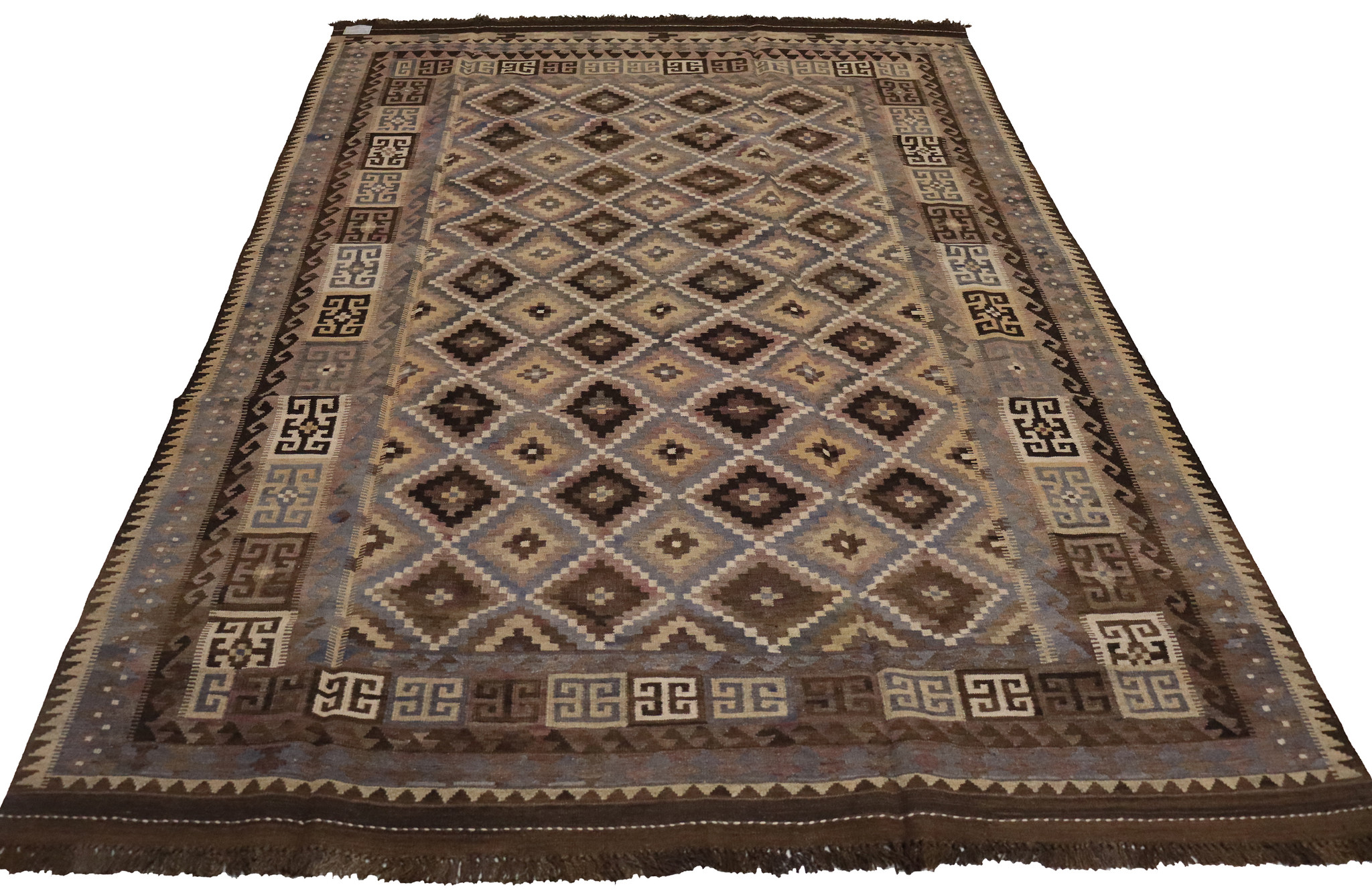 313x210 cm Afghan natural colors nomadic Kilim rug  No:261