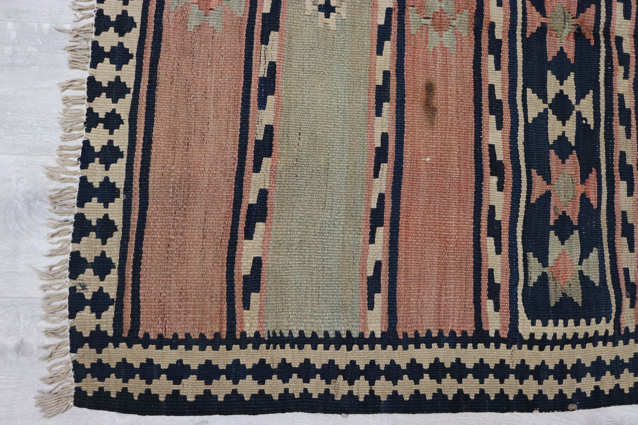 290x120  cm Antique rare oriental Fine  nomadic Kilim rug No: - 802