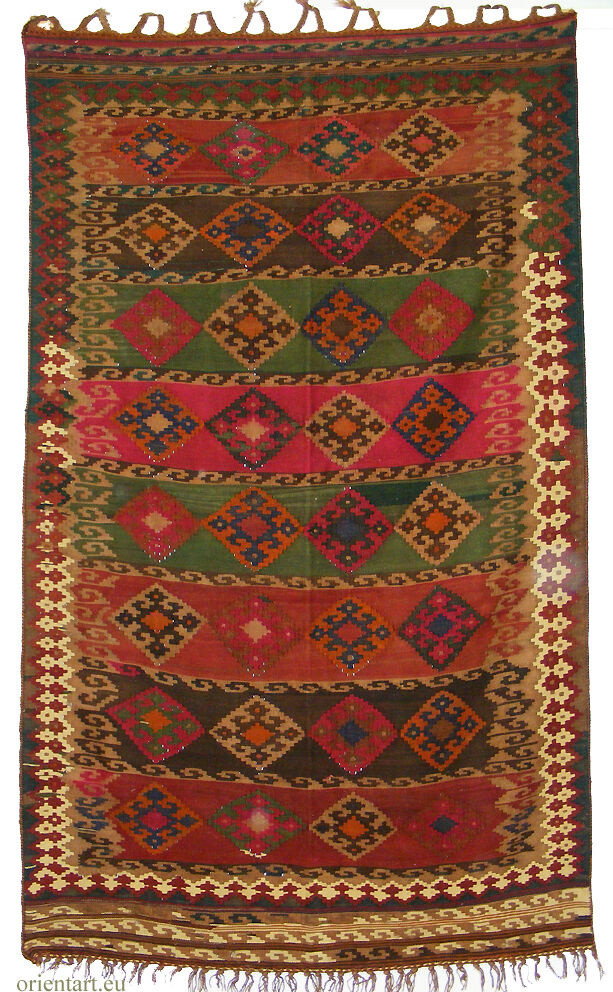 260x155  cm very rare oriental Fine  nomadic Kilim rug No: - 441