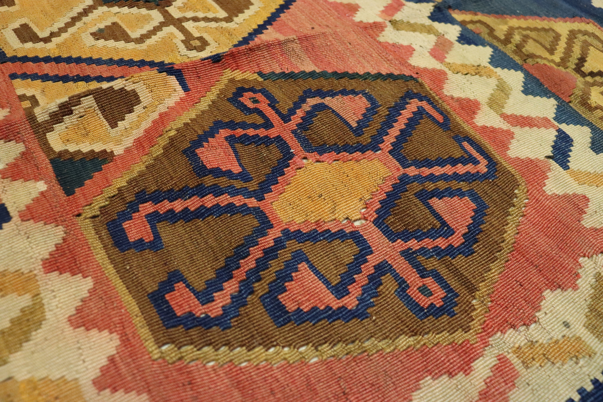 260x155 cm Antique very rare oriental Fine  nomadic Qashqai Kilim rug No: - 1001