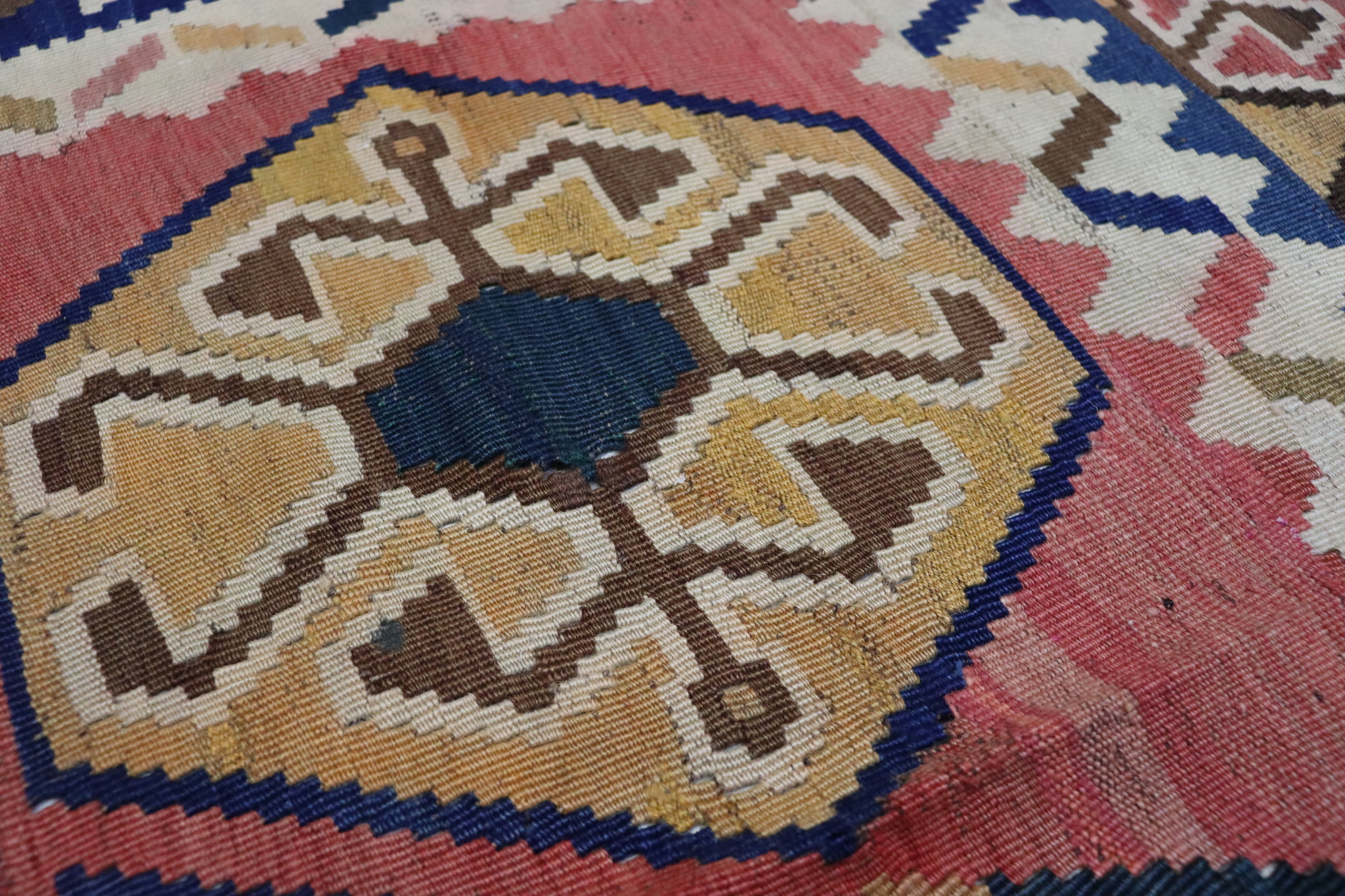 260x155 cm Antique very rare oriental Fine  nomadic Qashqai Kilim rug No: - 1001