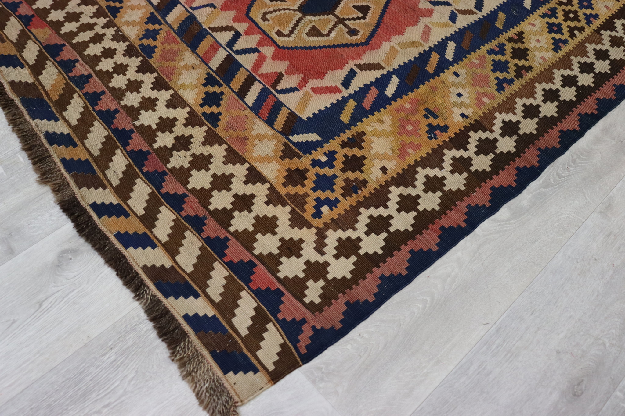 260x155 cm Antique very rare oriental Fine  nomadic Qashqai Kilim rug No: - 1001