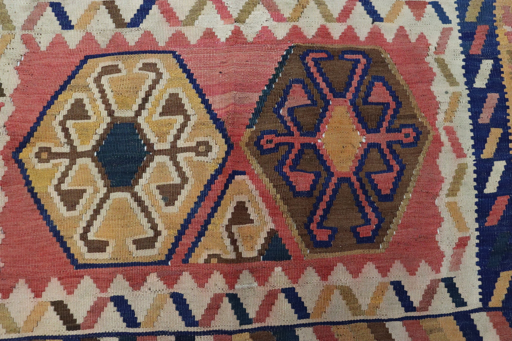 260x155 cm Antik handgewebte Nomaden Qashqai kelim  No: - 1001