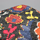 vintag silk hand embroidered  hat cap from Tajikistan Tubiteyka No:22/1