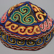 vintag  hand embroidered Kazakh cap Tubiteyka No:22/2