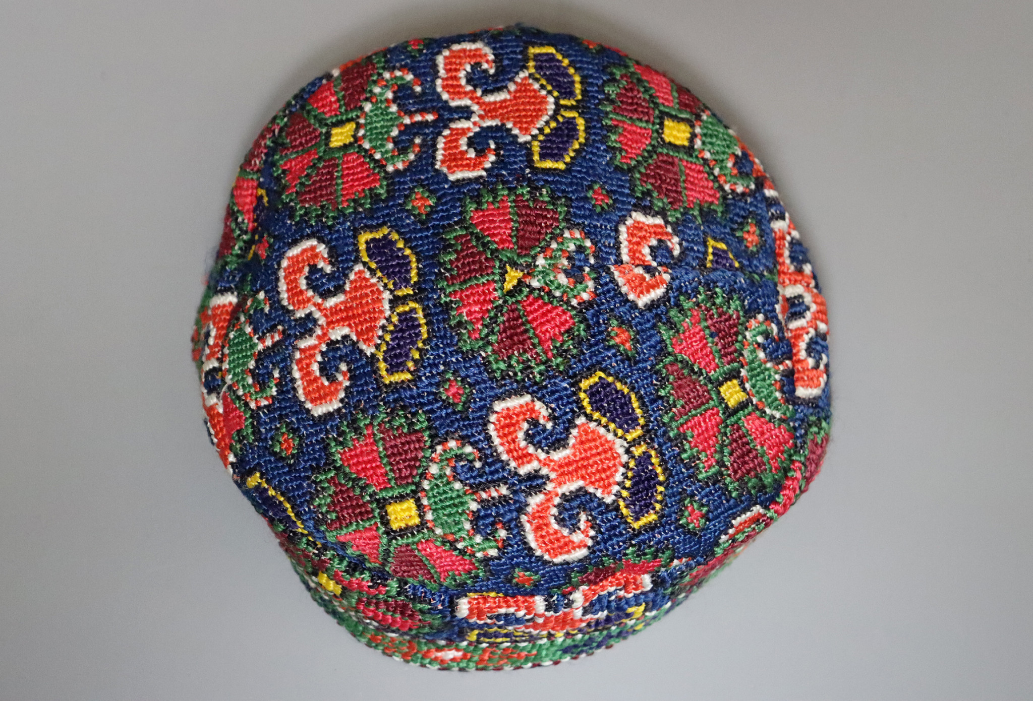vintage handbestickte Mütze aus Afghanistan  uzbekistan  Tajikistan No:22/3