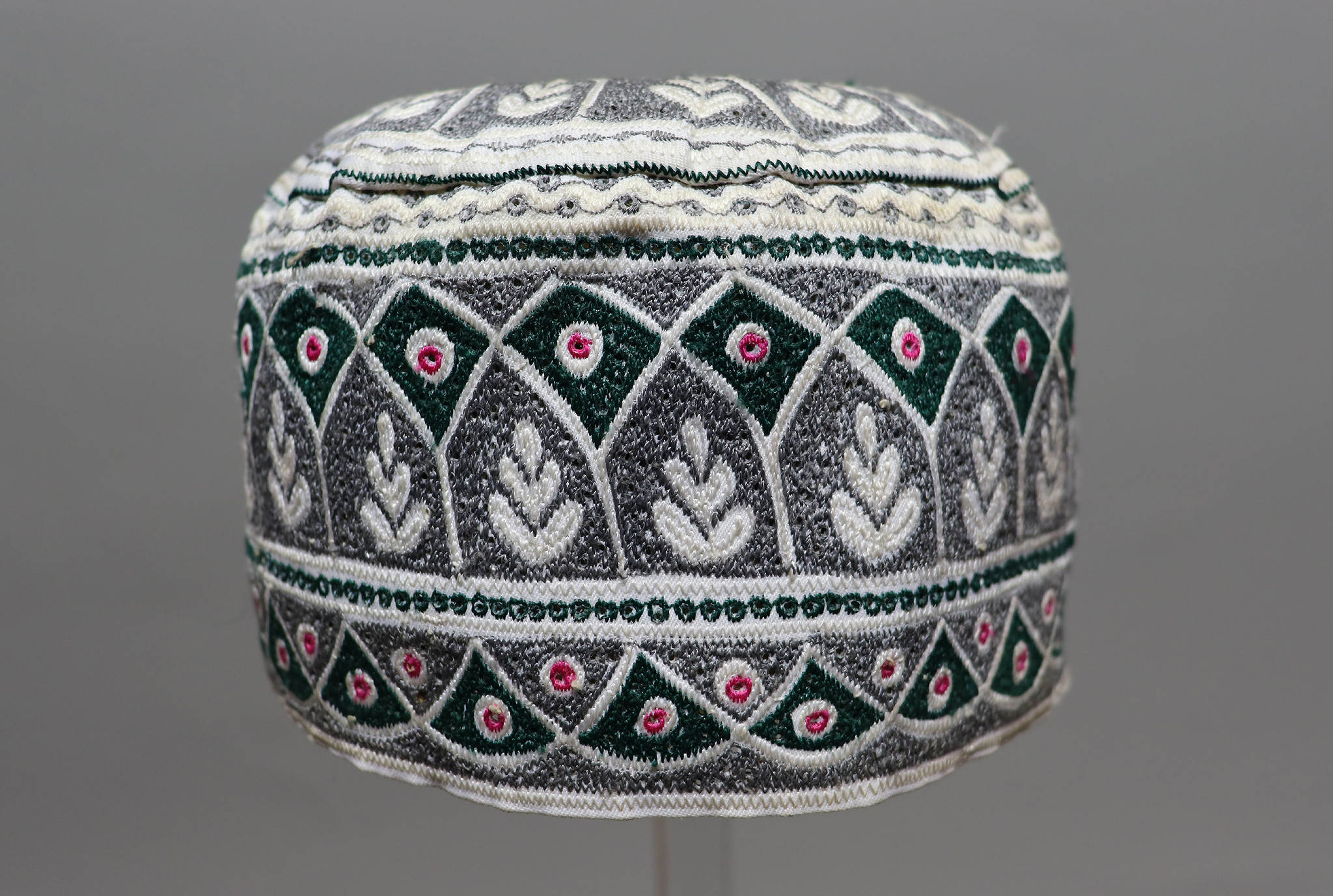 vintage embroidered Tall Omani Arab Style African Kufi Hat No:22/6