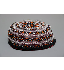 Vintage Seide handbestickt TEKKE Stammeshut für Kinder, Baby mütze No:22/10