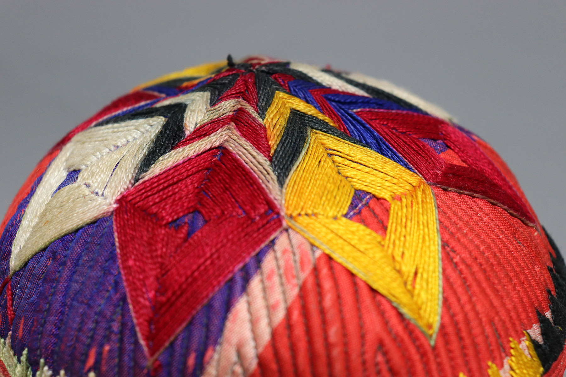 Antique hand embroidered cap hat from Afghanistn and Uzbekistan No:22/11