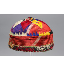 Antique hand embroidered cap hat from Afghanistn and Uzbekistan No:22/11