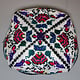 vintage hand embroidered Tubiteyka hat cap Tajikistan, Kazakhstan, Kyrgyzstan, and Uzbekistan No:22/12